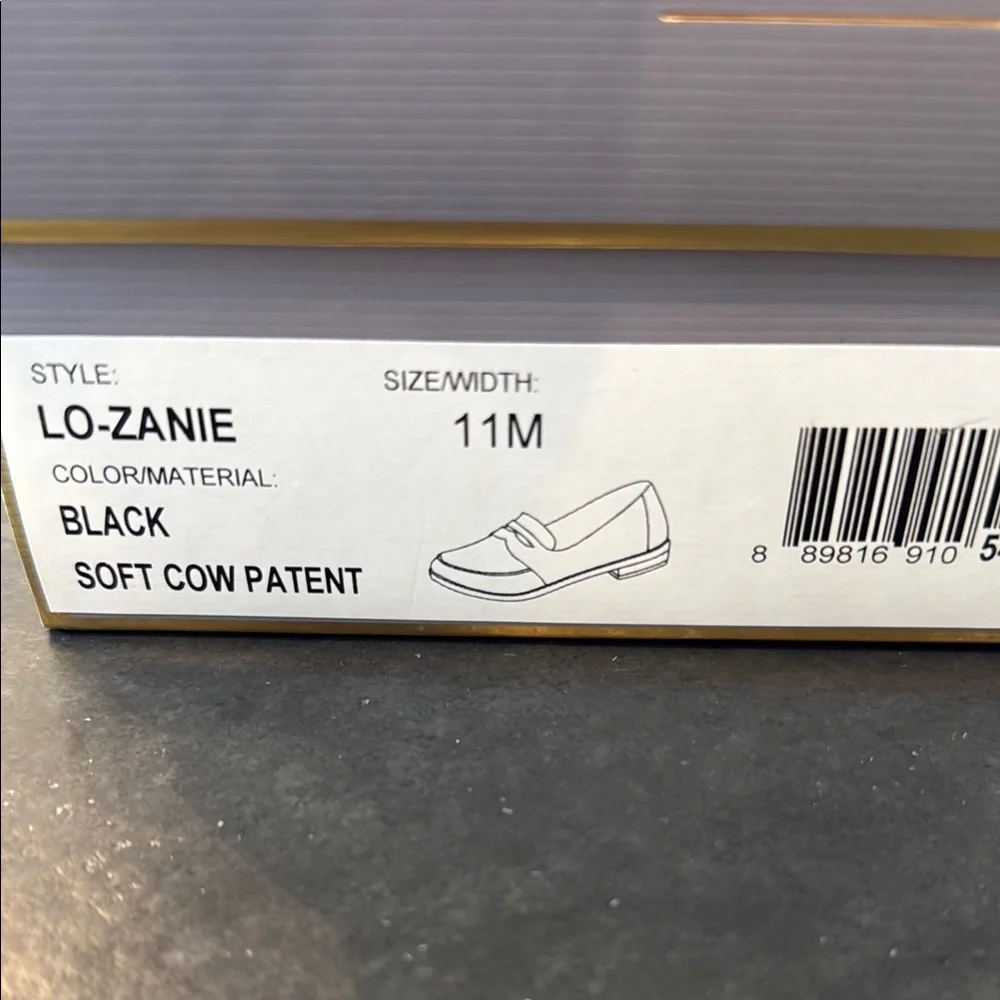 Louise et Cie Black Patent Penny Loafers - Picture 4 of 5